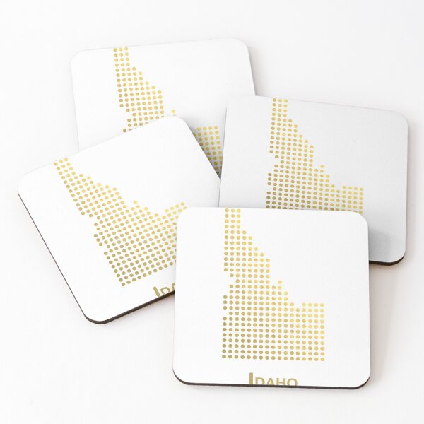 Item preview, Idaho Gold Dotted Map designed and sold by captaingursel.
