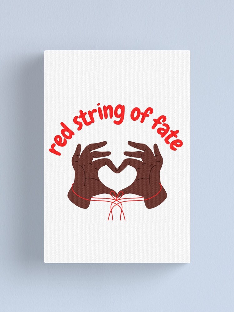 Red String of Fate Art Print for Sale by laracast