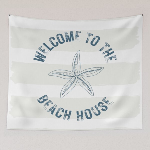 Item preview, Welcome to the Beach House with a Starfish designed and sold by VibingtoNature.
