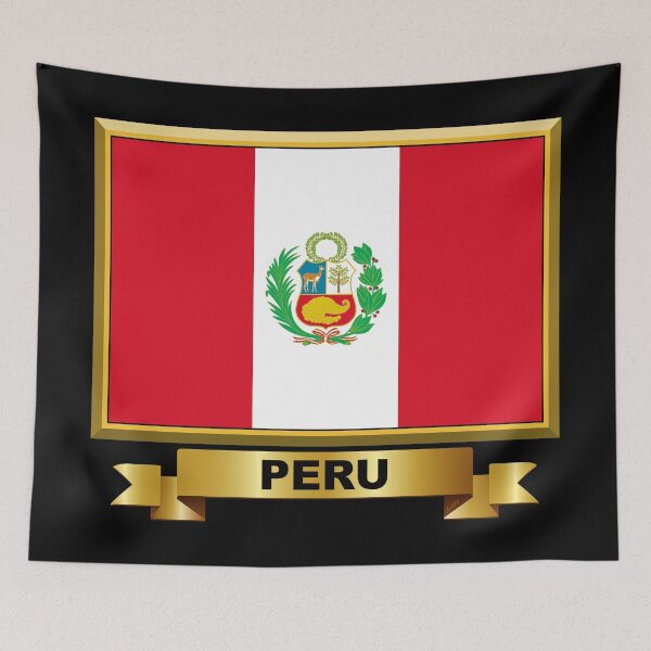 Item preview, PERU State Flag Gifts, Masks, Stickers & Products (GF) designed and sold by mpodger.
