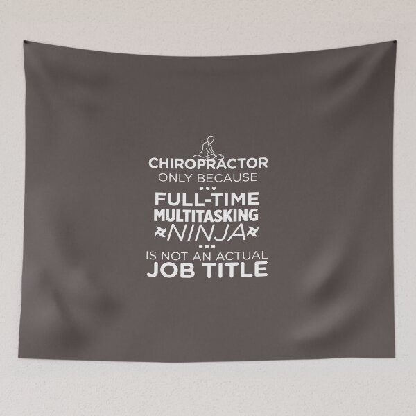 Item preview, Chiropractor Because Ninja Not Job designed and sold by AlwaysAwesome.