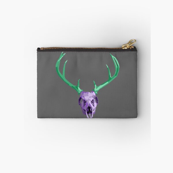Item preview, Geometric Stag Skull In Colour designed and sold by dwatermelonkron.