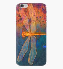 Flaming Dragonfly iPhone Case