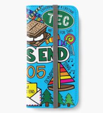 Trail's End Camp iPhone Flip-Case/Hülle/Skin