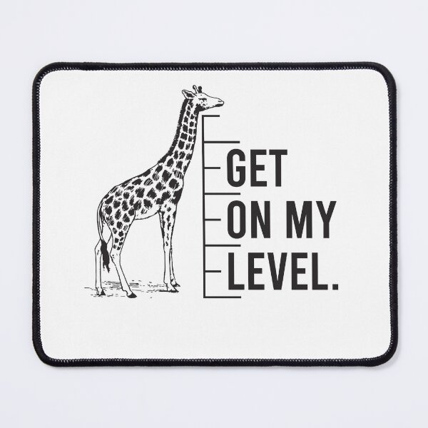 Item preview, Get On My Level - Girafe Lovers Gift - Funny Gift - Funny Mug with Sayings - Funny Gift With Saying designed and sold by MahGifts.