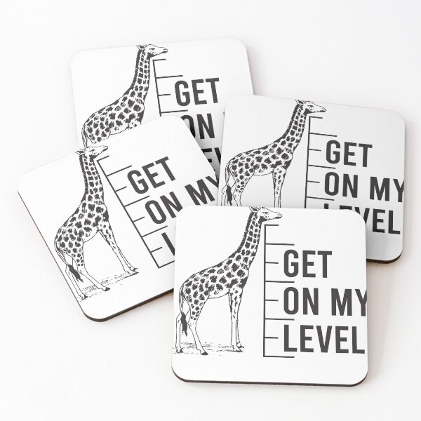Item preview, Get On My Level - Girafe Lovers Gift - Funny Gift - Funny Mug with Sayings - Funny Gift With Saying designed and sold by MahGifts.