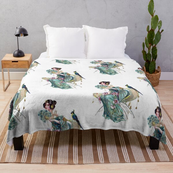 Item preview, Elegant Lady With A Parrot designed and sold by ManifestoDesign.