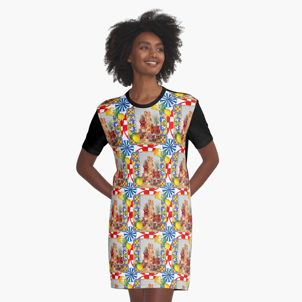 Italian,Sicilian art,maiolica,tiles,baroque art Skater Dress orders