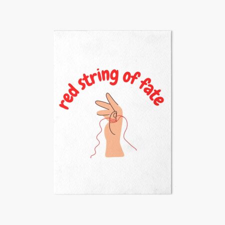 Red String card, Birthday