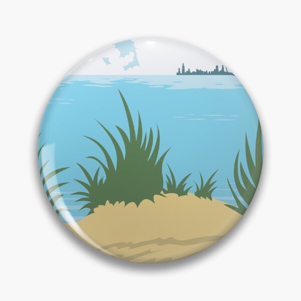 Item preview, Beach Paradise Indiana Dunes Poster designed and sold by indianadunes.