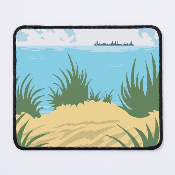Item preview, Beach Paradise Indiana Dunes Poster designed and sold by indianadunes.
