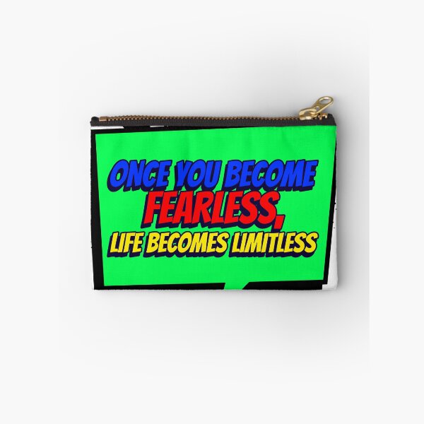 Item preview, ONCE YOU BECOME FEARLESS, LIFE BECOMES LIMITLESS STICKER designed and sold by SuccessfulVibes.