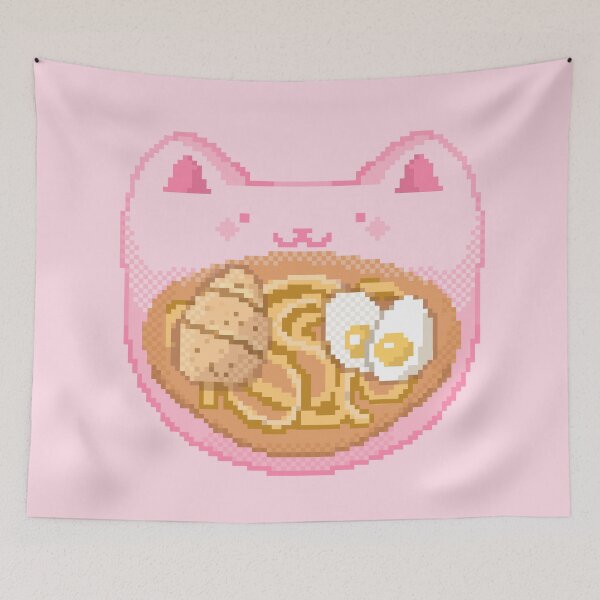 Item preview, Pixel Ramen Bowl  designed and sold by PandaDough.