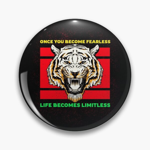 Item preview, ONCE YOU BECOME FEARLESS, LIFE BECOMES LIMITLESS WALLART designed and sold by SuccessfulVibes.