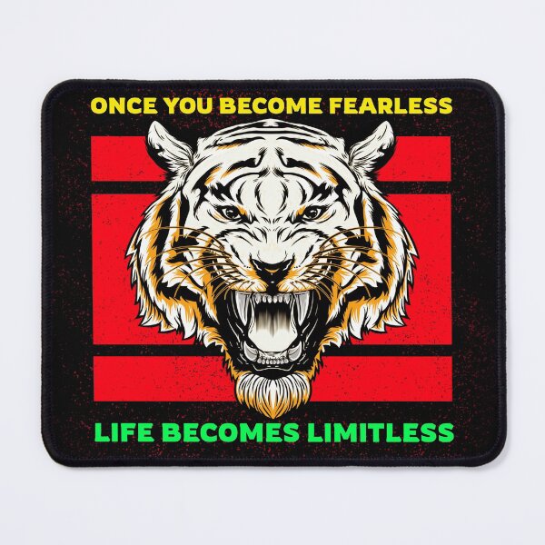 Item preview, ONCE YOU BECOME FEARLESS, LIFE BECOMES LIMITLESS WALLART designed and sold by SuccessfulVibes.