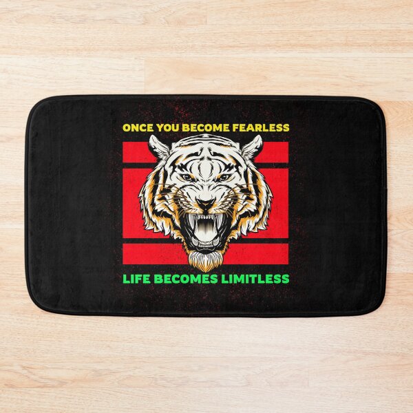 Item preview, ONCE YOU BECOME FEARLESS, LIFE BECOMES LIMITLESS WALLART designed and sold by SuccessfulVibes.