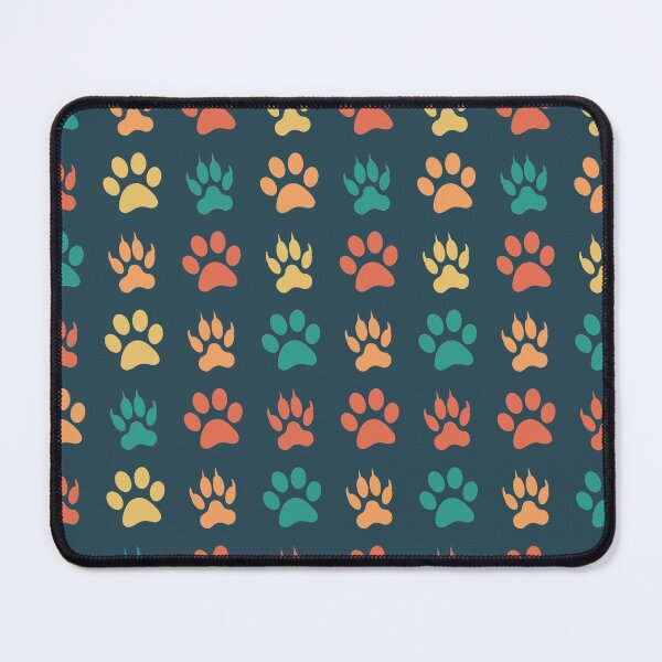 Item preview, Colored Animal Paw Pattern for Pet Lovers designed and sold by DesignsVault.