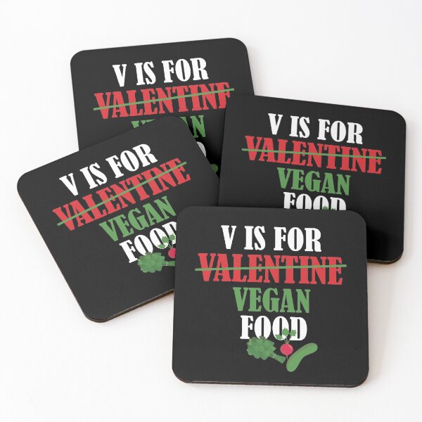 Item preview, V Is For Valentine Funny Valentines Day Vegan Food Design ,Cute Valentine Apparel For Vegetarians Womans And Mens designed and sold by pedrored369.