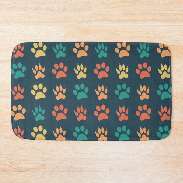 Item preview, Colored Animal Paw Pattern for Pet Lovers designed and sold by DesignsVault.