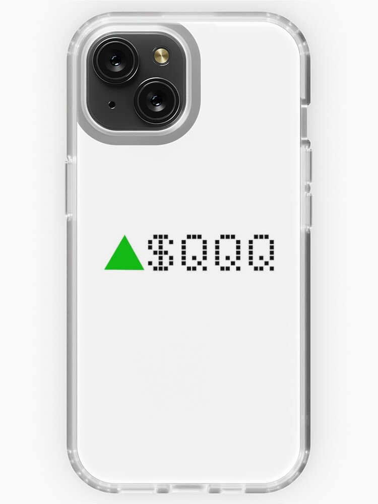 Invesco QQQ Trust Series 1 - QQQ - Stock Ticker Green iPhone Case for Sale  by frankyou