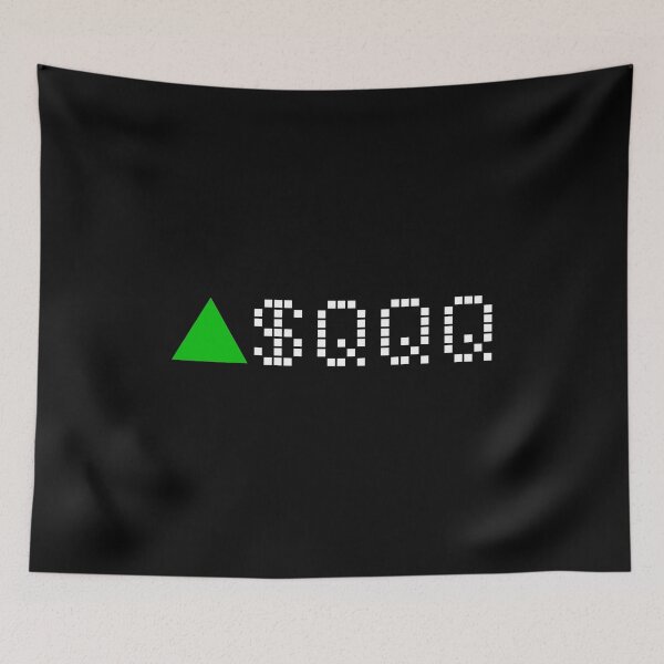 Item preview, $QQQ Stock Ticker Green - White Font designed and sold by frankyou.
