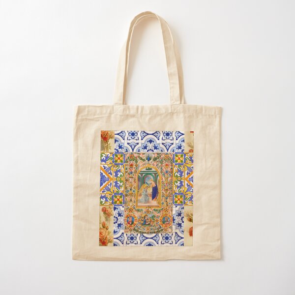 Item preview, Italian,Sicilian art,holy Mary,Virgin Mary,maiolica,tiles,roses designed and sold by MariaMarinova.