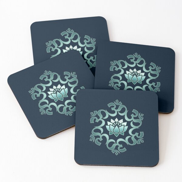 Item preview, OM Mantra, Mandala, Lotus Flower - Buddhism - Yoga Symbol, Sound of the Universe designed and sold by nitty-gritty.