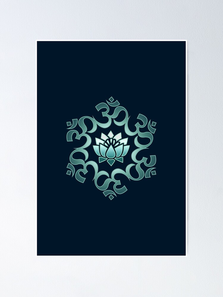SACRED GEOMETRY Gift Mandala for Yoga Teacher' Sticker