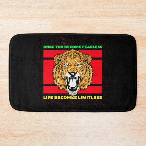 Item preview, ONCE YOU BECOME FEARLESS, LIFE BECOMES LIMITLESS "TIGER" T-SHIRT designed and sold by SuccessfulVibes.