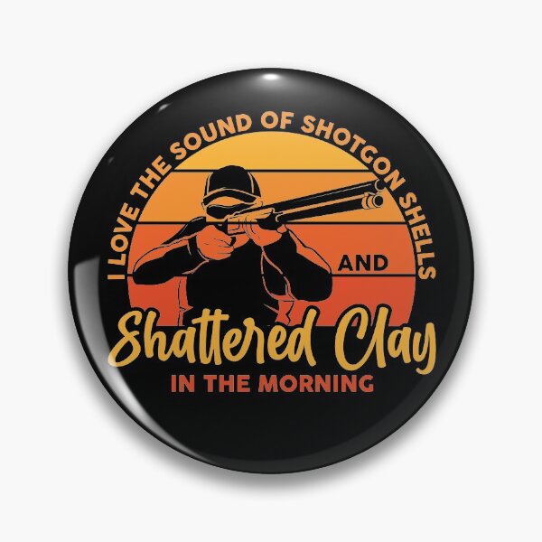 Item preview, I Love The Sound Of Shotgun Shells Skeet Trap Clay Shooting designed and sold by Artee79.