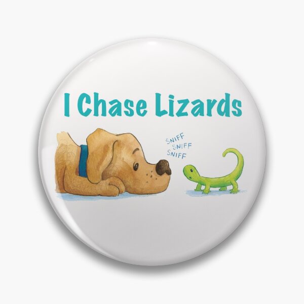 Item preview, Puppy Dog - I Chase Lizards - Dog Chasing Lizard designed and sold by gtgbrown.