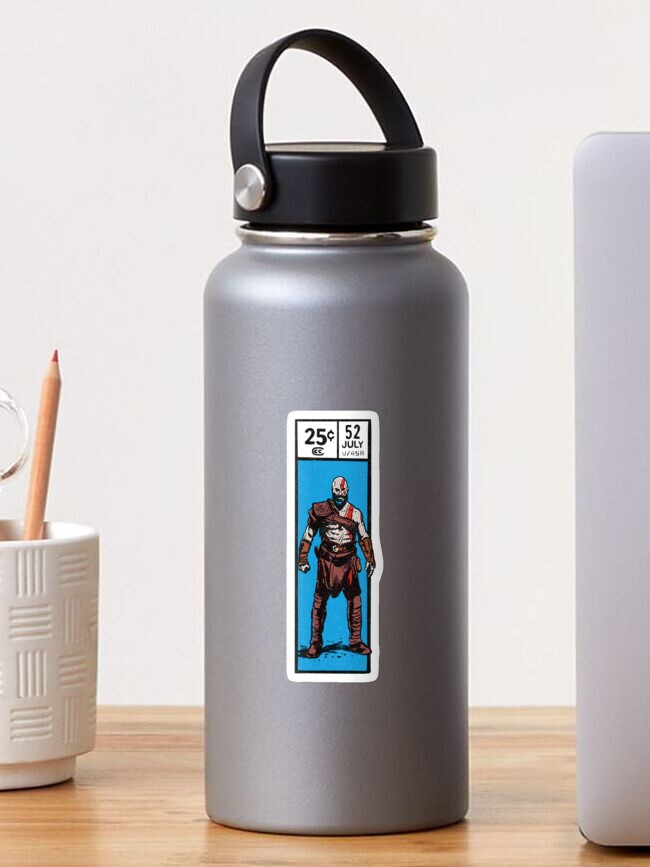 Thumbnail 1 of 3, Sticker, Comic book corner box - Greek God fan art designed and sold by MarkScicluna.