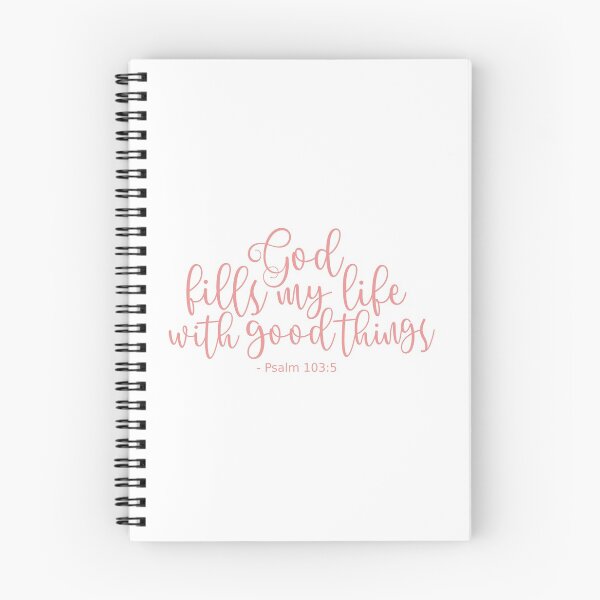Item preview, Psalm 103 5 He Fills My Life With Good Things - Rose Gold designed and sold by amazingjoy.