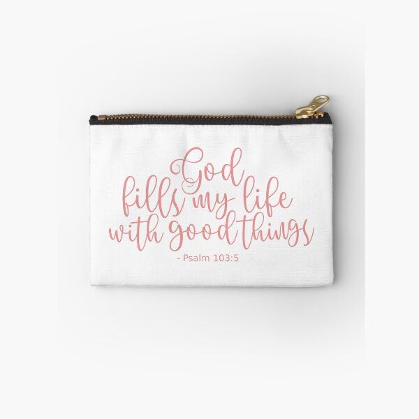 Item preview, Psalm 103 5 He Fills My Life With Good Things - Rose Gold designed and sold by amazingjoy.