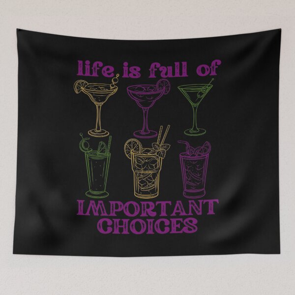 Item preview, LIFE IS FULL OF IMPORTANT CHOICES NEW ORLEANS MARDI GRAS 2022 designed and sold by Mercurial Merkaba.