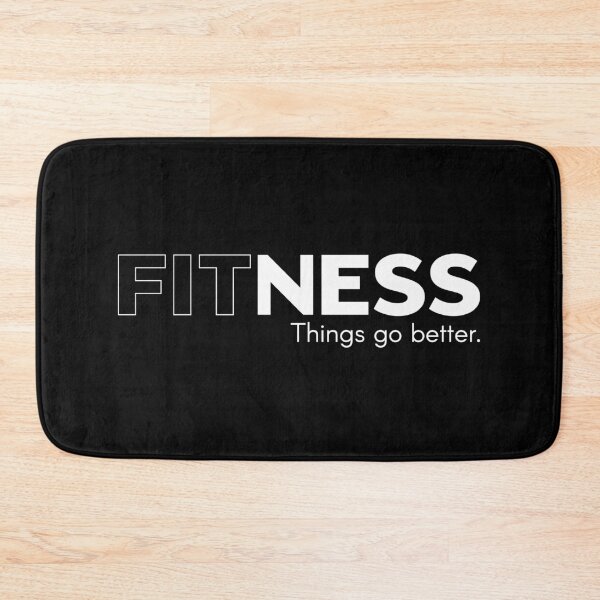 Item preview, Fitness Things go better - Fitness quotes motivational designed and sold by cruzzcreation.