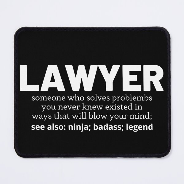 Item preview, lawyer designed and sold by T-shirtgallery.