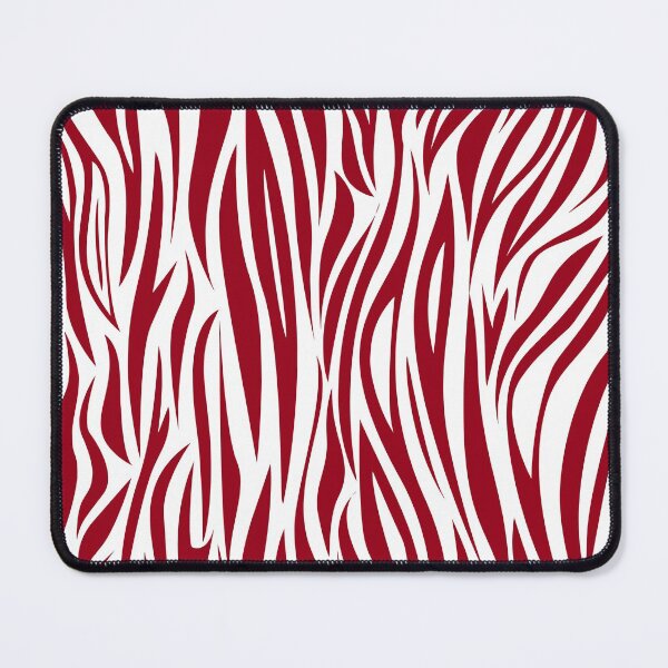 Item preview, Red And White Safari Street Jungle Zebra Animal Print 2022 designed and sold by DesignLust.
