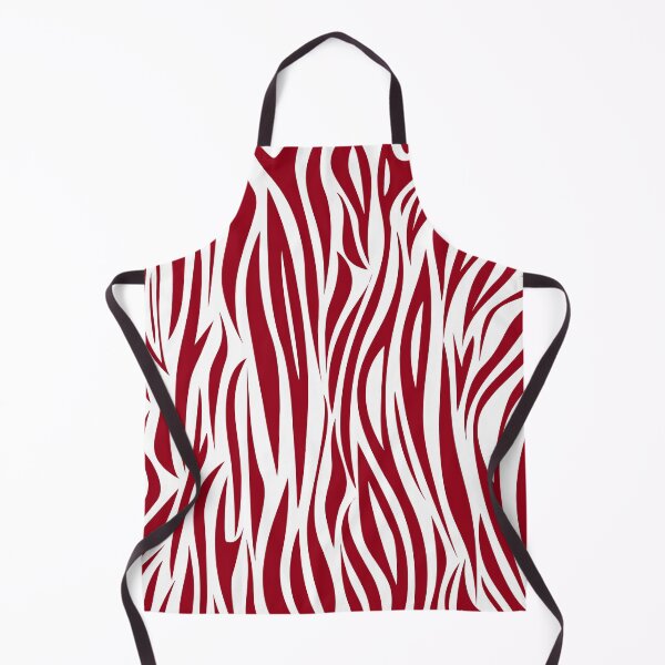 Item preview, Red And White Safari Street Jungle Zebra Animal Print 2022 designed and sold by DesignLust.