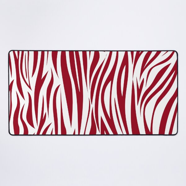Item preview, Red And White Safari Street Jungle Zebra Animal Print 2022 designed and sold by DesignLust.