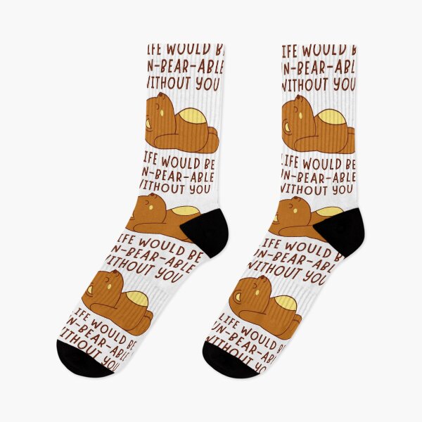Item preview, Life Would Be Un-Bear-Able Without You Valentine's Pun designed and sold by Pun Intended.