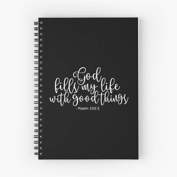 Item preview, Psalm 103 5 He Fills My Life With Good Things - White designed and sold by amazingjoy.