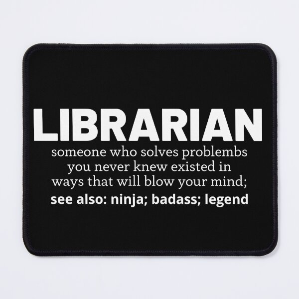 Item preview, librarian designed and sold by T-shirtgallery.