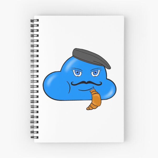 Item preview, Cloud eating a croissant designed and sold by CodingCaroline.