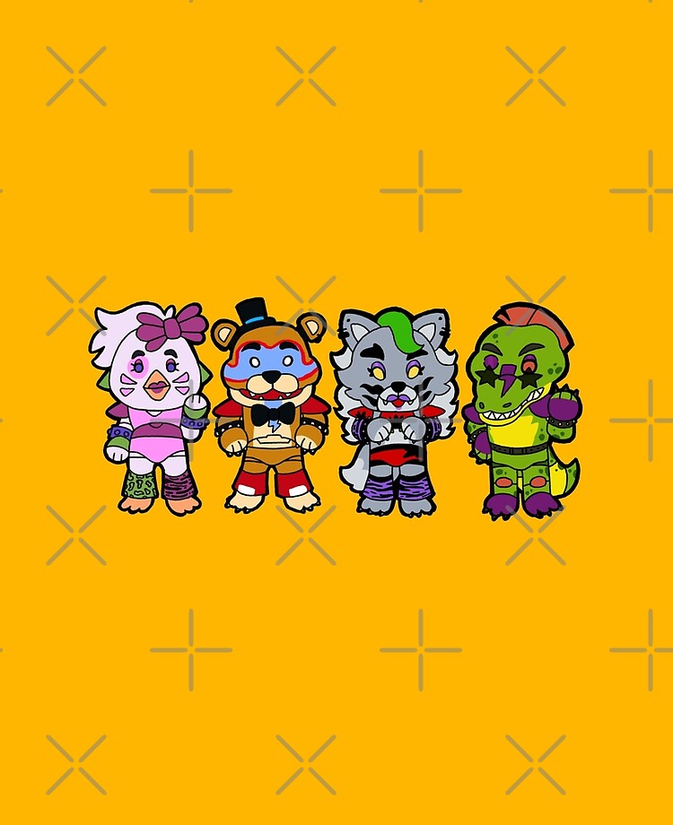 FNAF Security Breach Cute Glamrock Animatronics  Magnet for Sale