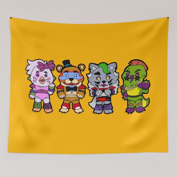 Item preview, FNAF Security Breach Cute Glamrock Animatronics  designed and sold by Athelynia.