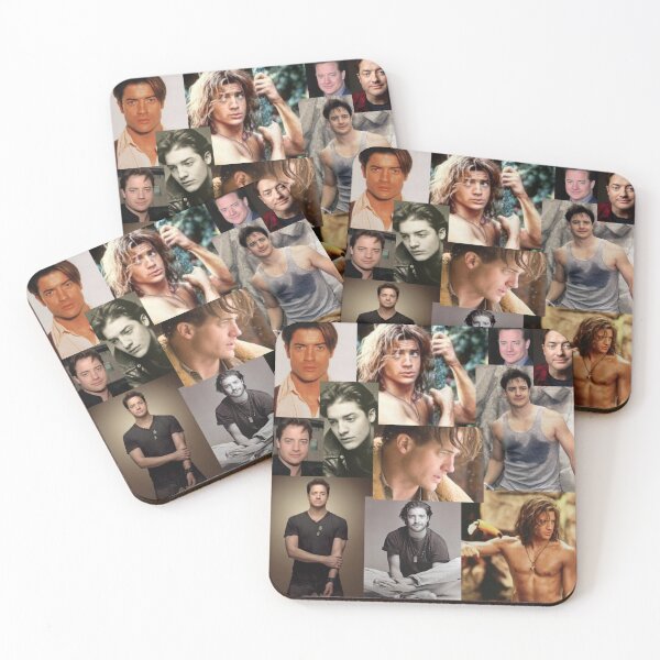 Aperçu de l'œuvre Collage d'amour de Brendan Fraser créée et vendue par SillyFun.