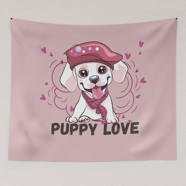 Item preview, Cute Puppy Love  designed and sold by wintklc.