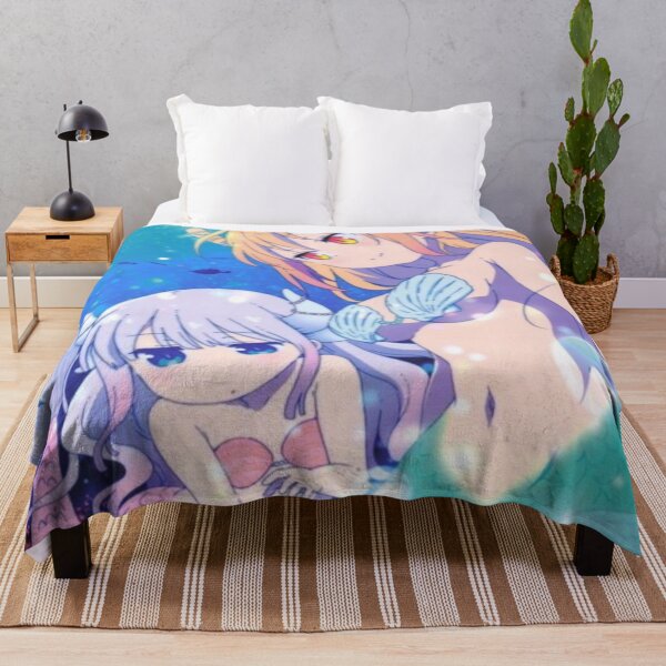 Item preview, Beautiful Tohru n Cute Kanna Mermaid Dargon Swimming under the Sea | Kobayashi san chi no maid dragon designed and sold by alnoivmee.