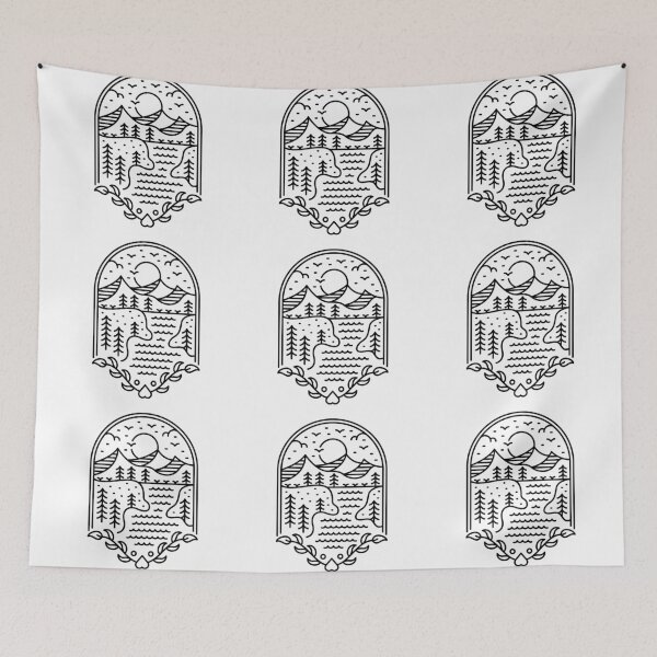 Item preview, Minialist Art Of The Black Mountains designed and sold by HybridoStore.